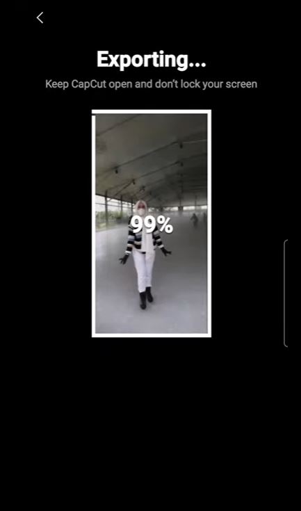 export video overlay Capcut yang udah selesai