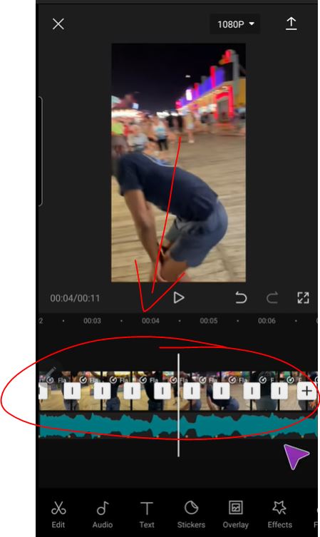 Video Capcut sudah displit dan edit semua speed velocitynya