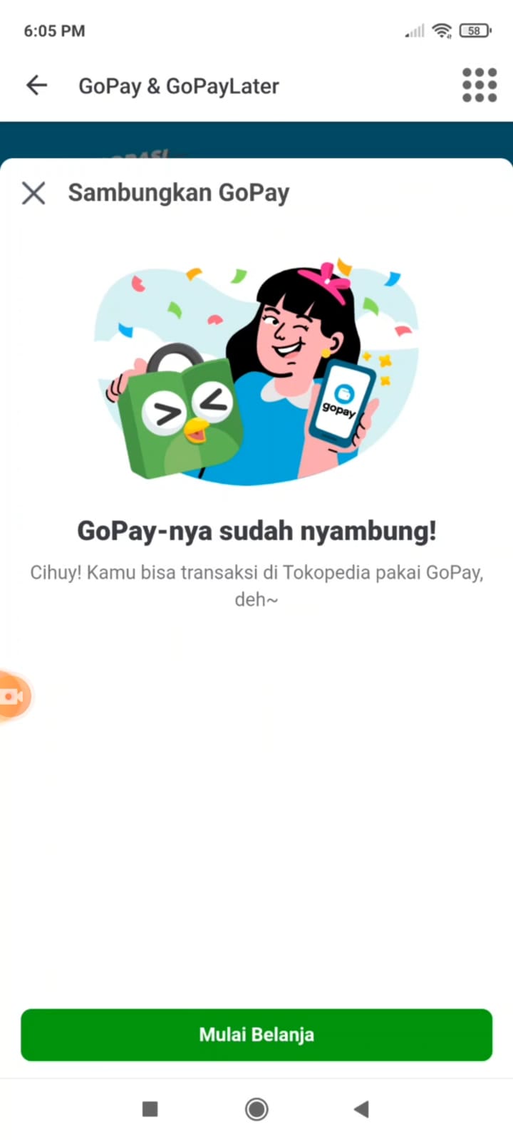 Cara Mengaktifkan Saldo Gopay Di Aplikasi Tokopedia - Tongbos