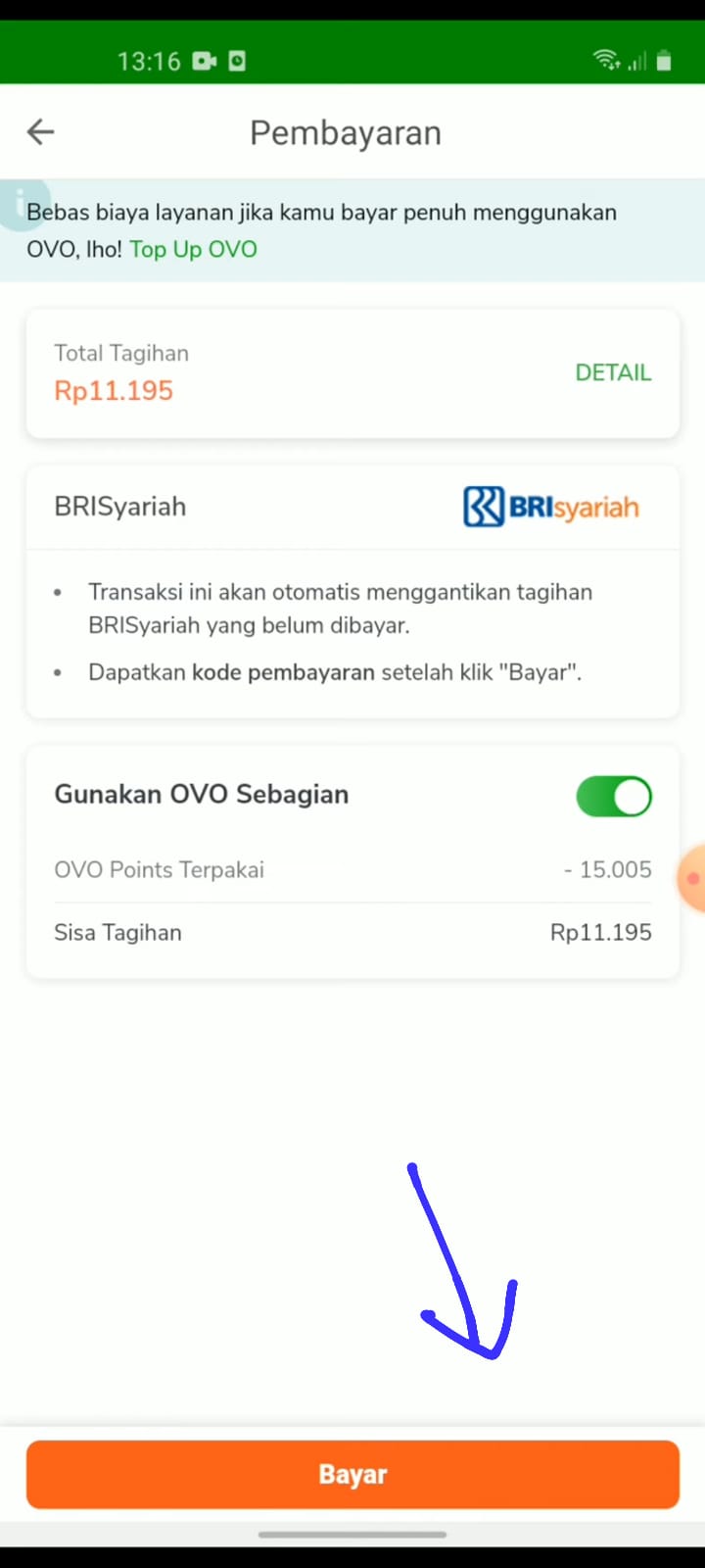 Cara Bayar Tokopedia Lewat Brilink Tongbos