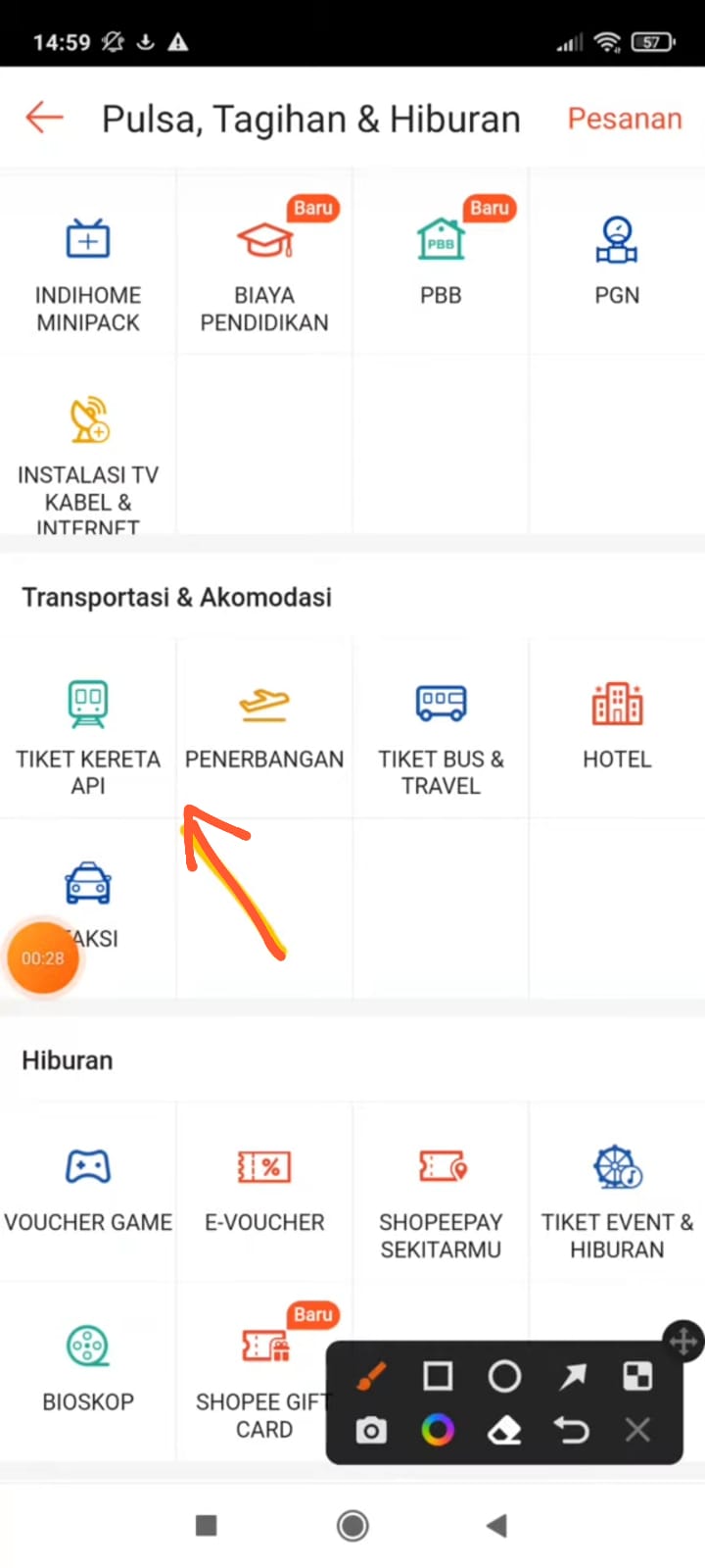 Cara Memesan Tiket Kereta Di Shopee - Tongbos