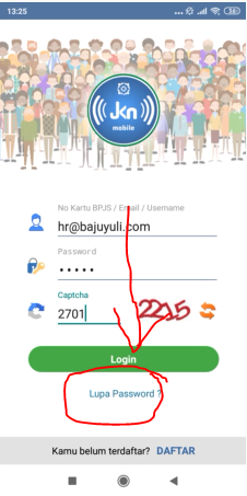 Lupa Password JKN Mobile