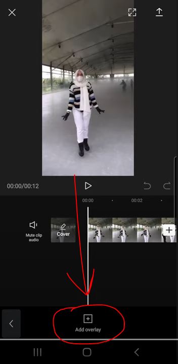 tekan tambahkan overlay