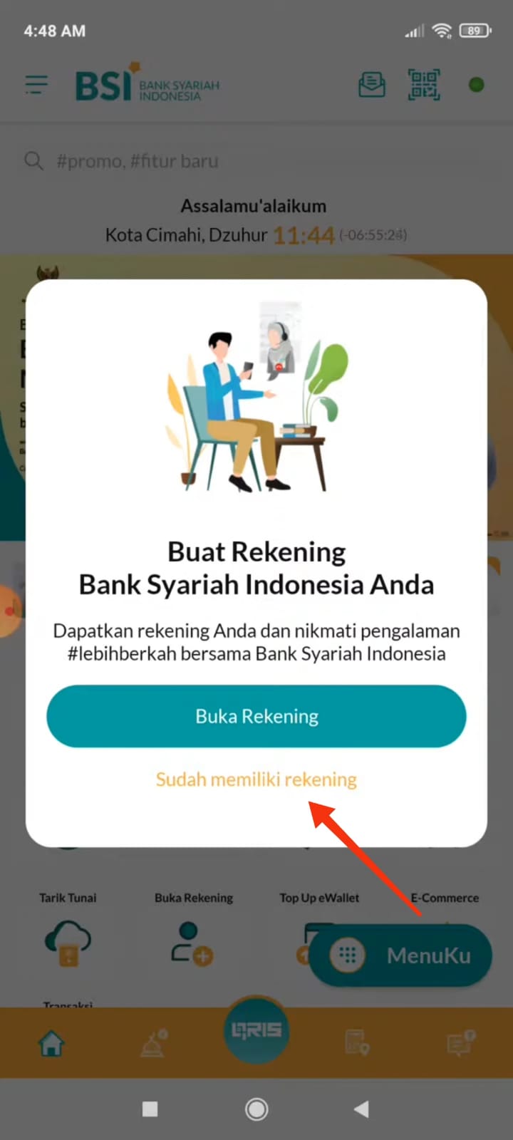 Cara Aktivasi BSI Mobile Banking - Tongbos