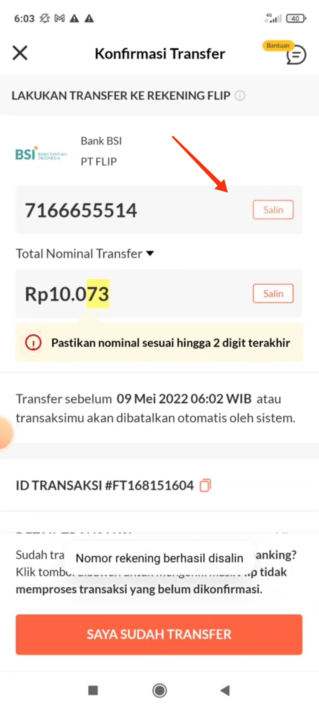 Cara Transfer Antar Bank Dengan Flip Melalui BSI Mobile Banking - Tongbos