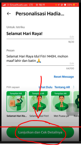 Klik lanjutkan dan cek detailnya