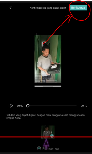 Klik berikutnya