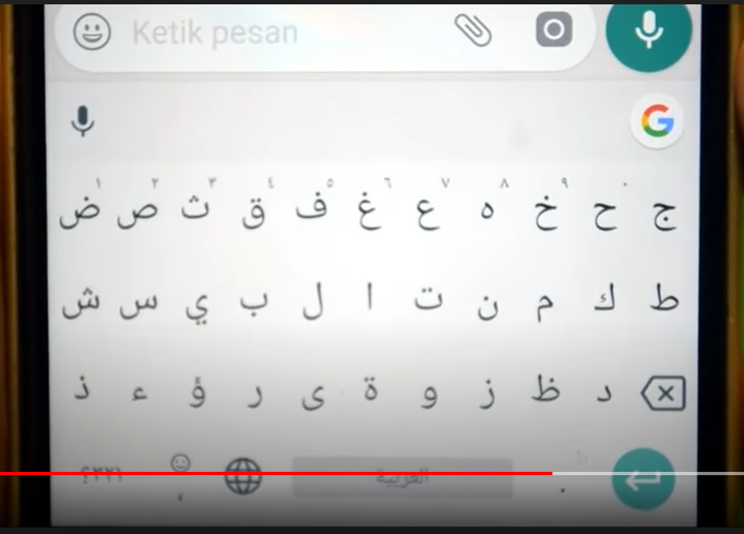 Keyboard bahasa Arab