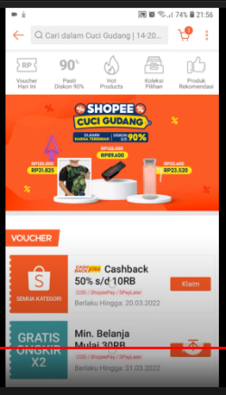 Cara Mencari Toko Yang Sedang Cuci Gudang Di Shopee - Tongbos