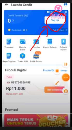 Klik top up