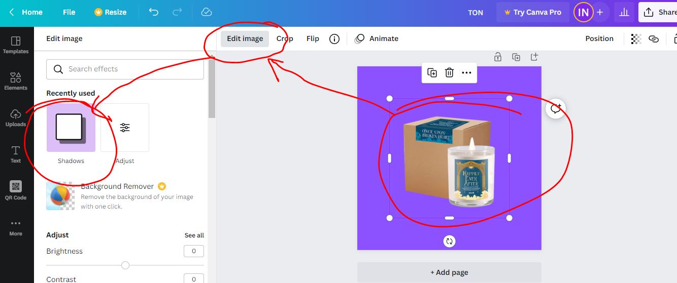 Cara Membuat Outline Atau Garis Putih Pada Foto Di Canva Tongbos