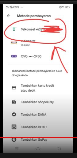 Metode pulsa telkomsel sudah ditambahkan