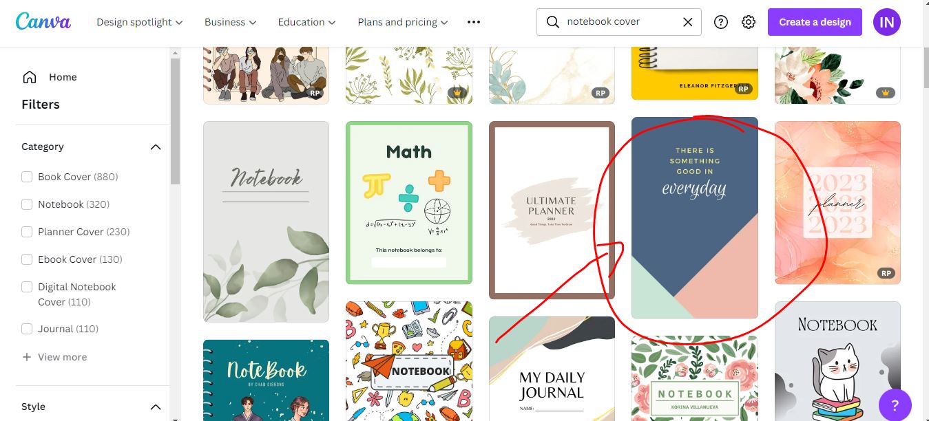 Cara Membuat Cover Buku Atau Notebook Dengan Di Canva - Tongbos